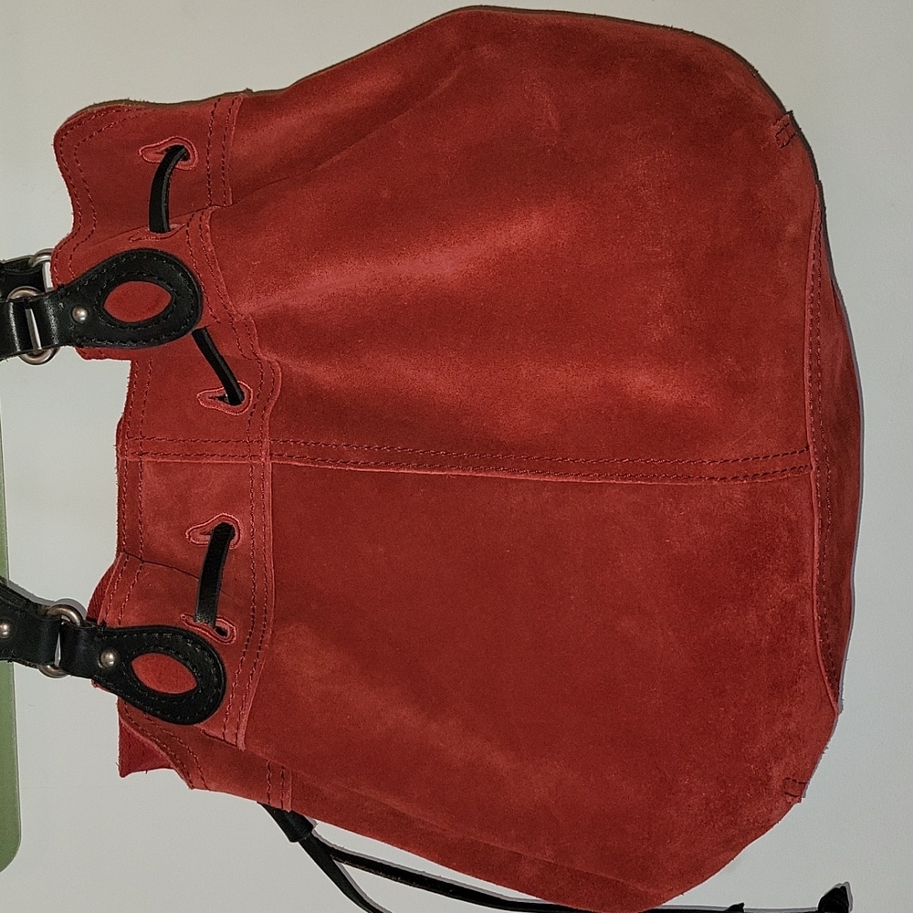 Lucky Brand Suede Leather Shoulder Bag - Picture 4 of 16